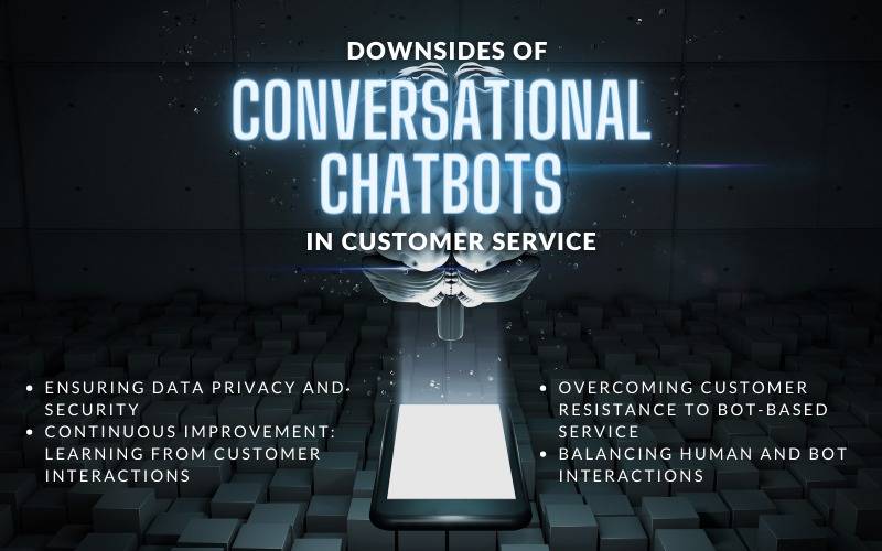 Downsides of Conversational Chatbots in Customer Service